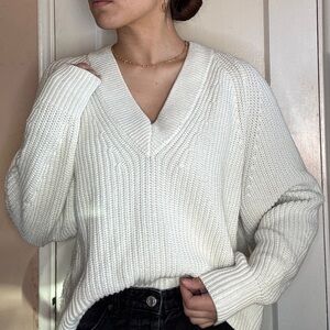 Women's White Sweater
